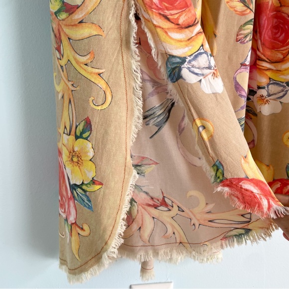 S O L D : Anthropologie Aratta Silent Journey Flannel Plaid Floral Dress - Picture 10 of 17